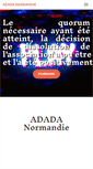 Mobile Screenshot of adada-normandie.fr